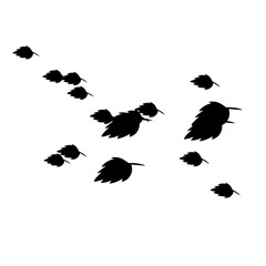 Leaf group silhouette