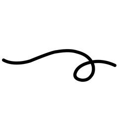 Simple Curved Doodle Lines
