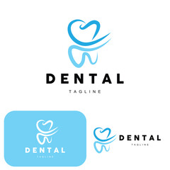 Tooth Logo, Dental Care Vector, Illustration Icon Design