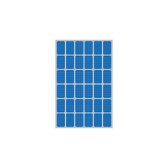 Solar panel isolated vector graphics