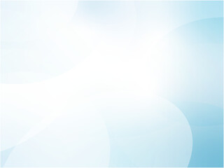 淡い色合いが美しい抽象的な楕円形イメージ背景_ライトブルー