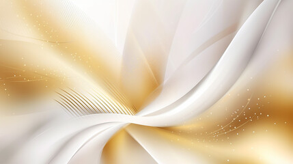 Banner with a white luxury golden wallpaper.