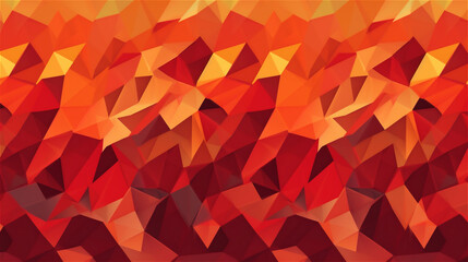 Generative AI, An abstract pattern with jagged lines in shades of red and orange