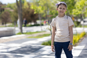 portrait of a child girl