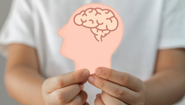 Human hand hold care brain health therapy, alzheimer, cancer, stroke, parkinson, disease, dementia, donation, surgery, cerebral haemorrage, encephalitis, insurance, hospital.world mental health day