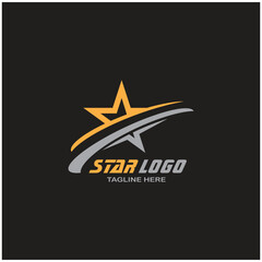 Obraz premium Star Logo illustration vector and symbol design
