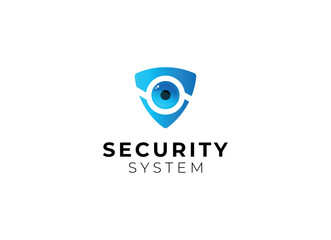 security logo technology for your company, shield logo for security data