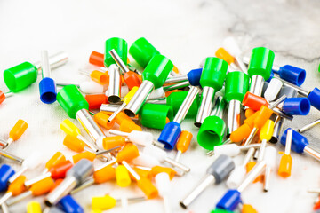 Electric wire connector, colorful set for electric cable