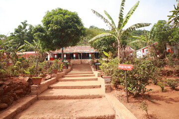 Village school at chorla village in Karnataka, India
