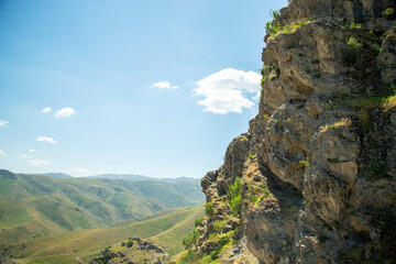 Panoramic view from the mountain range
