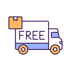 Free shipping Vector Icon

