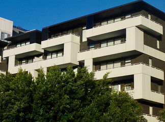 modern apartment building 