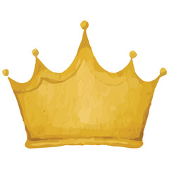 Royal and Gold princess Clip art Element Transparent Background