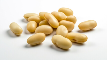 Fototapeta na wymiar isolated white background photo of Beans.. generative ai