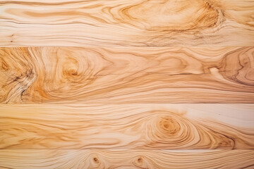 Top view of wood or plywood for backdrop. Light wooden empty color of brown surface on nature pattern desk board. Generative AI