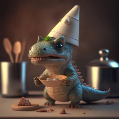 Fototapete Dinosaurier dinosaurus master chef