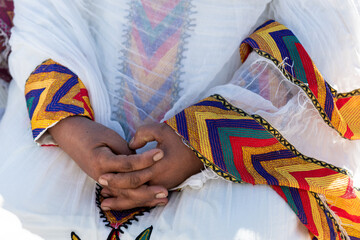 Traditional Ethiopian Kemis Dress
