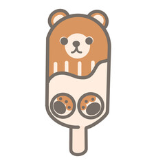 Fototapeta premium Cat Ice Cream