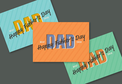 Father&rsquo;s Day Card Layout