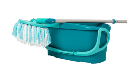 Cleaning mop and bucket