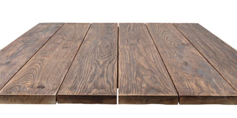 Wood background or texture on transparent background. png file