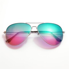 trendy pair of sunglasses with reflections generative AI