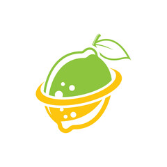 Lemon logo template vector icon design