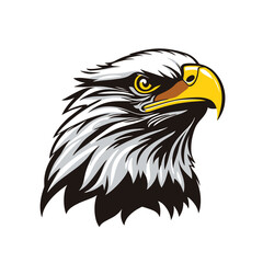 Fototapeta premium eagle head with good quality design vector illustration