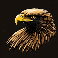 eagle head with good quality design vector illustration