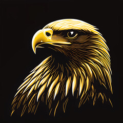eagle head with good quality design vector illustration