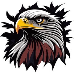 eagle head with good quality design vector illustration