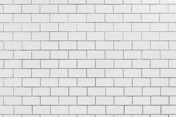 Fototapeta premium White, porcelain tile wall