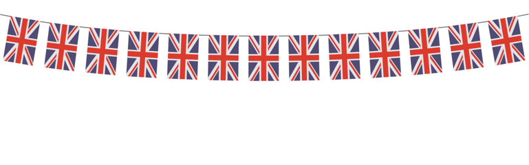 Garland with pennants from United Kingdom	
