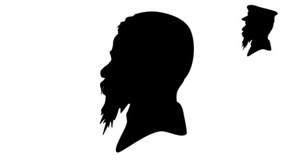 Emperor Meiji silhouette