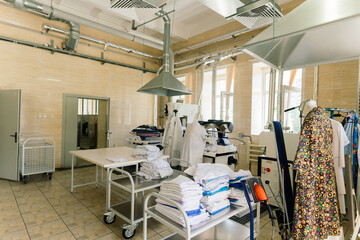 Industrial Washing in public shop, business and laundry