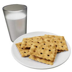 3D Cracker Illustration