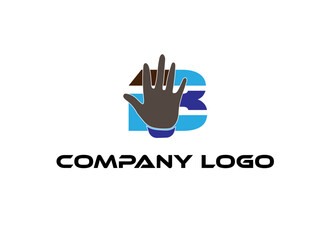 Fototapeta premium Modern abstract digital logo. typography, Creative Bike and Minimal technology vector illustration logo. symbol set for artist, modern style Awesome logo in shape a template Mode flat.