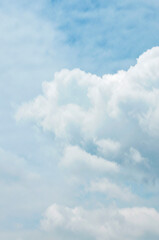 blue sky with white clouds
