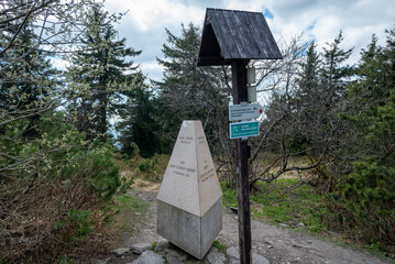 Orlickie Mountains - Zieleniec - the lookout tower on the top of the Orlica mountain