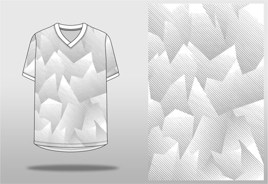 Astract Line Jersey Pattern