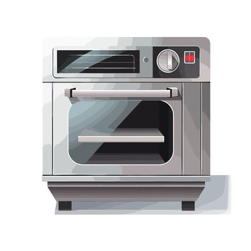 Oven vector illustration isolated on white