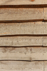 Aged plank wall background. Organic texture, natural hardwood surface.