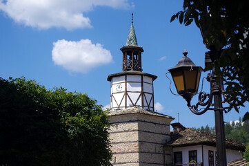 Fototapeta na wymiar Tryavna ou Triavna, petite ville de Bulgarie