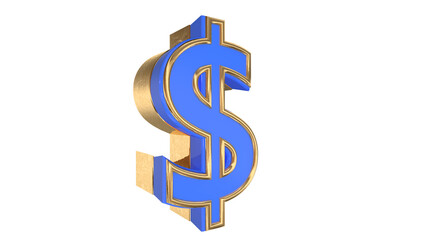 3d icon dollar 