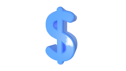 3d icon dollar 