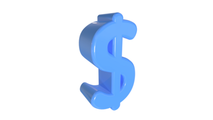 3d icon dollar 