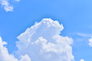 Naklejka na ściany i meble Beautiful sky, Cumulonimbus cloud and cirrus cloud