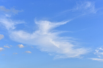 Fototapeta na wymiar Beautiful sky, Cumulonimbus cloud and cirrus cloud