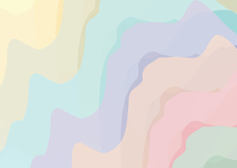 Colorful hand painted Zigzag watercolor background