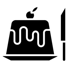 cake, bakery, breakfast food courts vector icons for web design, app, banner, flyer and digital marketing.